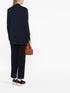 single-breasted cotton-blend blazer